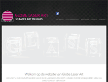 Tablet Screenshot of globelaserart.nl
